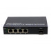 OHZ-1G1F-4E SFP 千兆1光4電SFP光電轉換器 網路交換機 1光4電SFP光電轉換器 千兆SFP光纖轉換器
